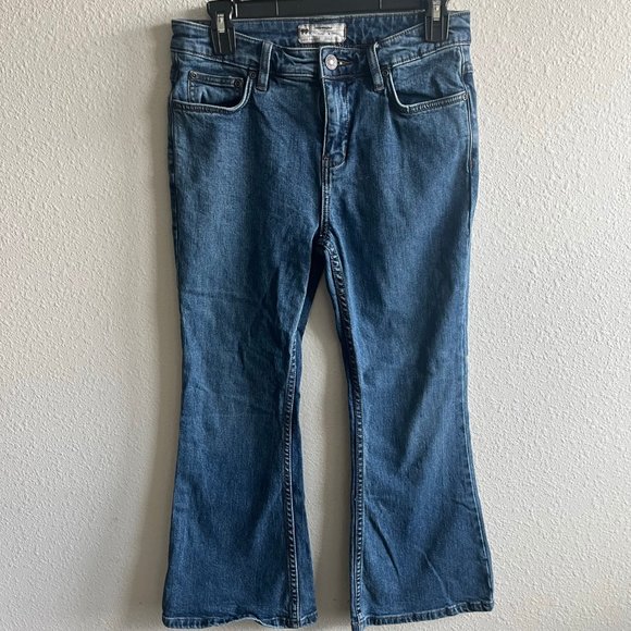 Free People Women's Cropped Skinny Stretch Jeans Size 27 Style 61855-16515125 - Picture 1 of 11